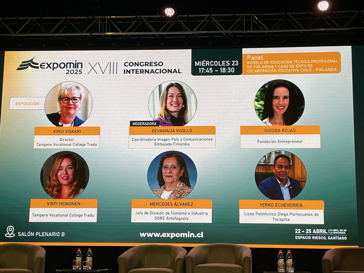 AntofaEDUCA en Expomin 2025: caso de éxito en educación Chile – Finlandia